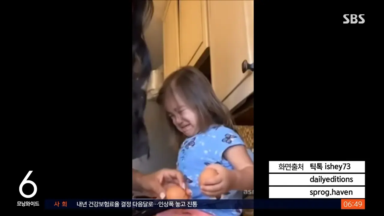 아이 이마에 날달걀 '퍽'…누리꾼 논란 부른 챌린지 _ SBS _ 생생지구촌 0-51 screenshot.png
